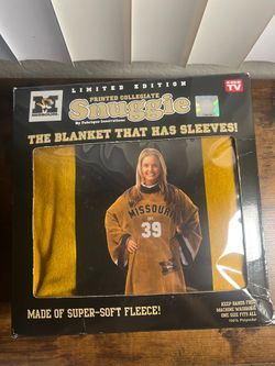 Printed collegiate Snuggie