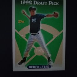 Derek Jeter Baseball Card