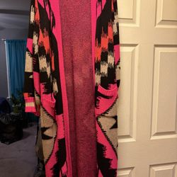 Torrid Multi Color Sweater Jacket 