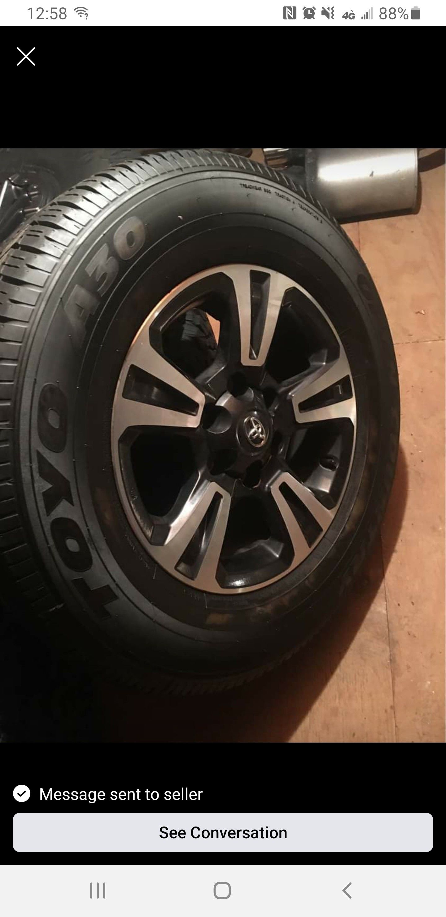 2019 TOYOTA TACOMA TRD SPORT WHEELS AND TIRES