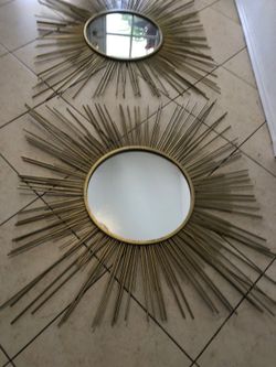 Outburst metal mirrors 43x43