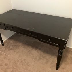 Crate & Barrel Solid Wood Desk