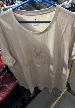 Women's Spyder Short Sleeve Tee 2X Sandstorm
