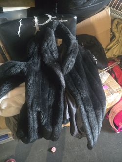 Black Fur Coat