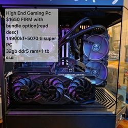 High End Gaming Desktop RTX 5070Ti 14900kf FIRM Price