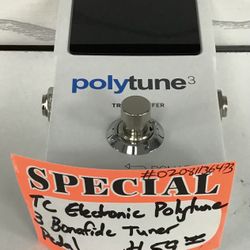 TC Electronic Polytune 3 Bonafide Tuner Pedal 