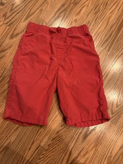 Boys Red Shorts Size 8