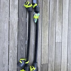 Yakima SightLine FX LG Roof Rack Crossbars (Pair) + SightClip 34 — Like New  