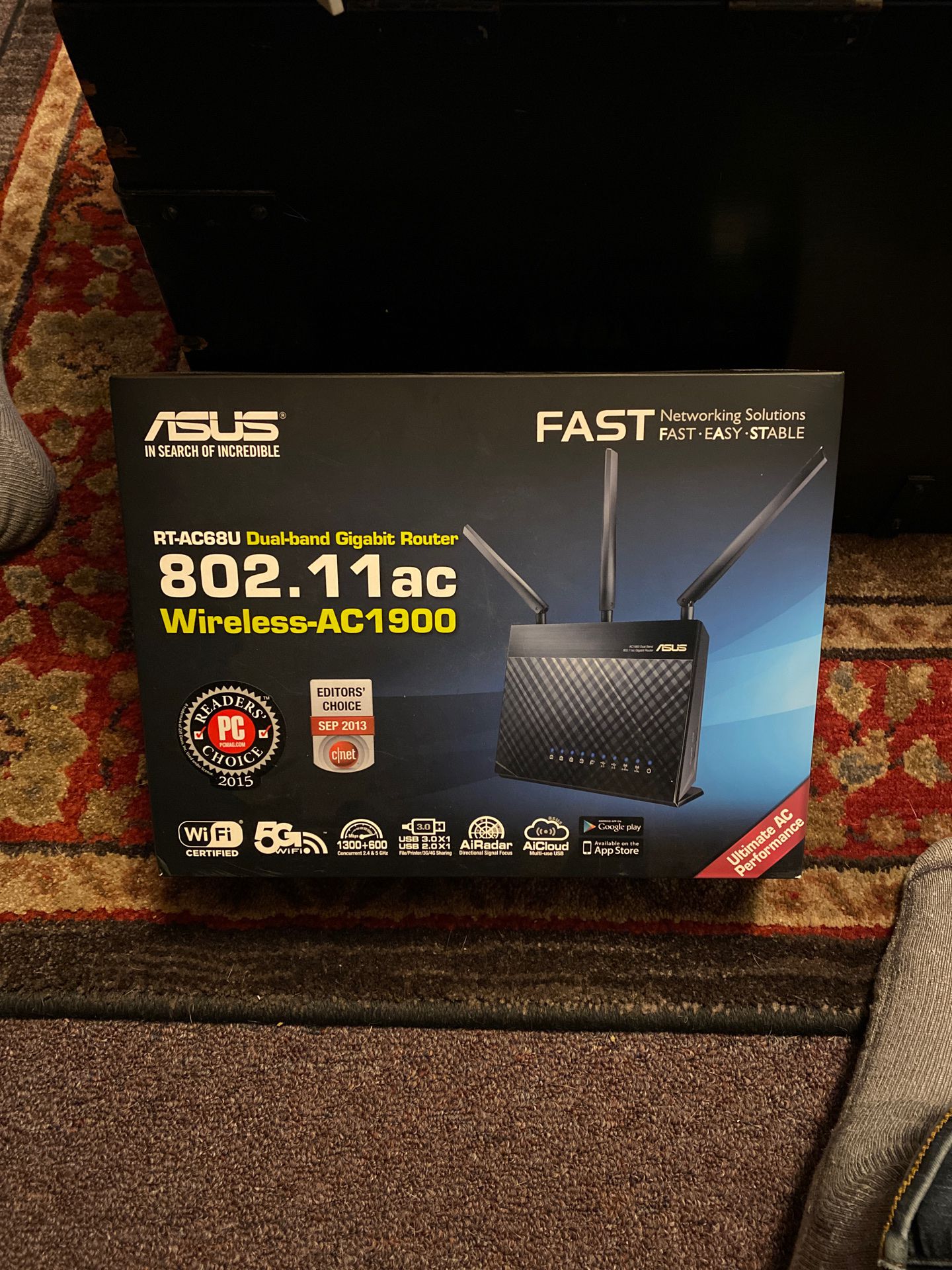 Asus dual-band wireless gig router