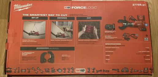 Milwaukee M18 FORCE LOGIC M18 REDLITHIUM Battery Underground Cable Cutter,  2776R-21