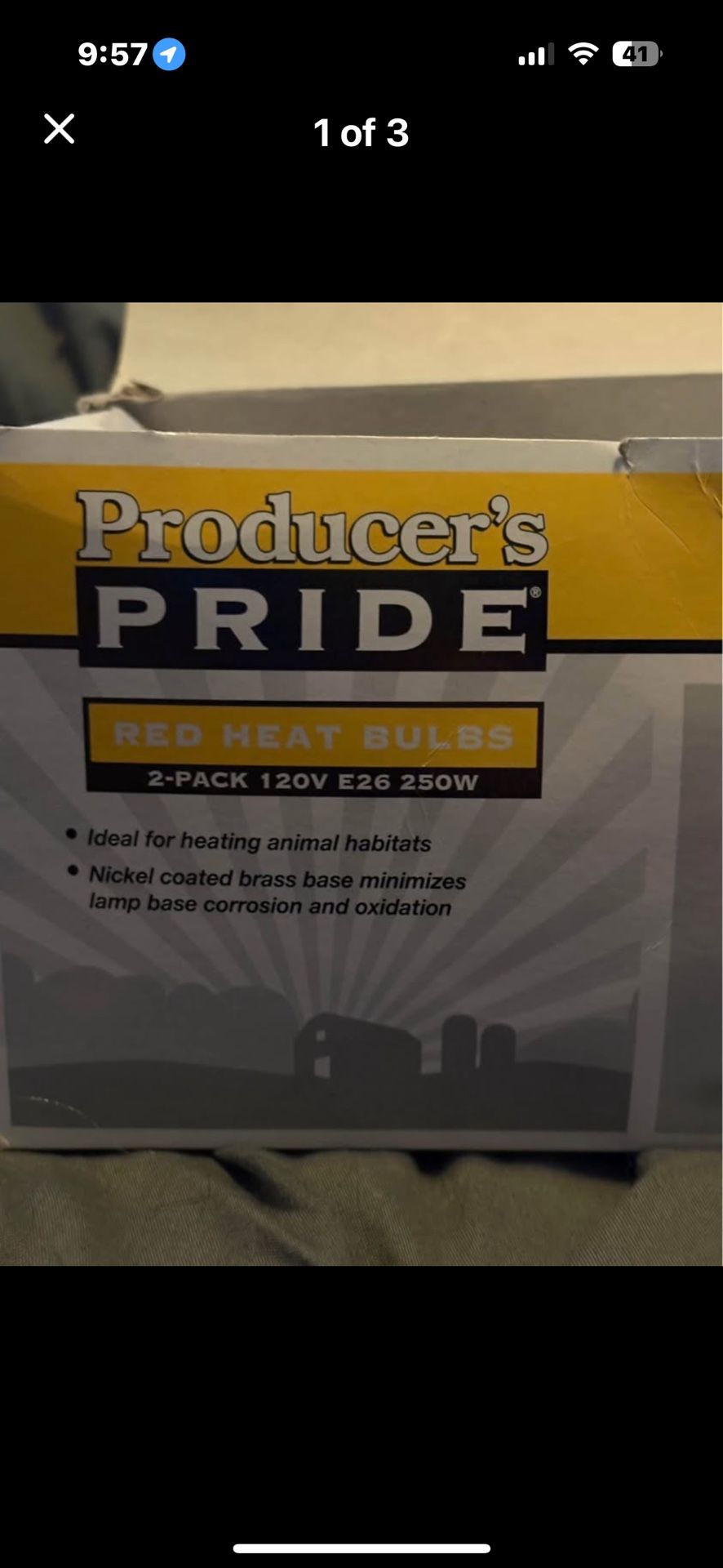 Producer Pride Heat Lamp