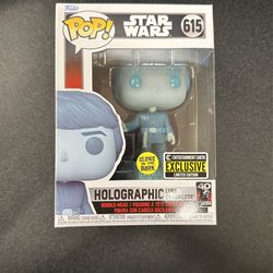 Star Wars Holographic Luke Skywalker Funko