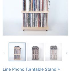 Turn Table Stand And record shelf