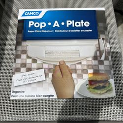pop a plate paper plate despencer