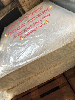 Brand new mattress set mattress and box spring