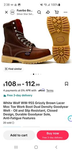 WHITE WOLF BOOTS