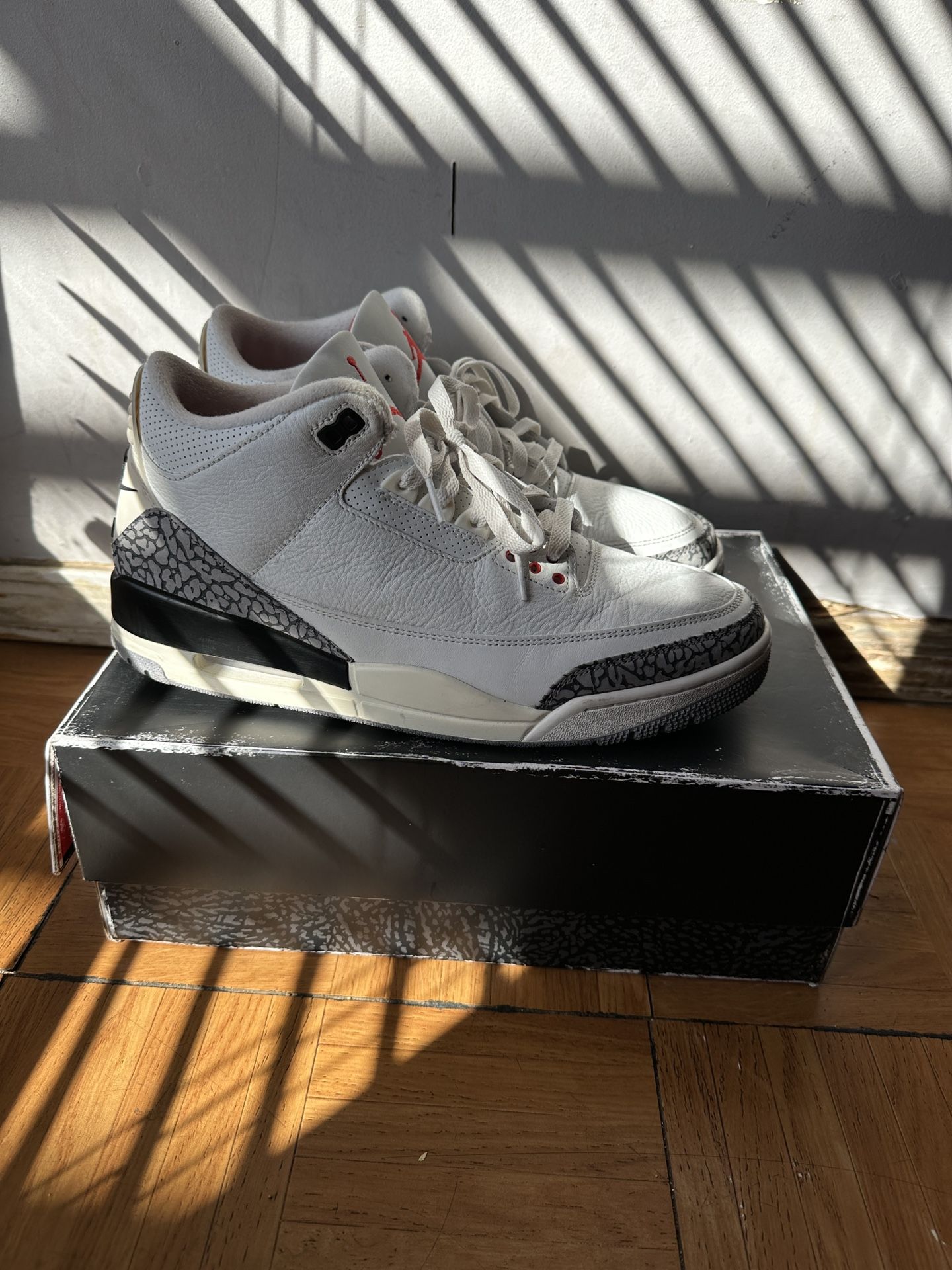 Air Jordan 3 White Cement Size 12