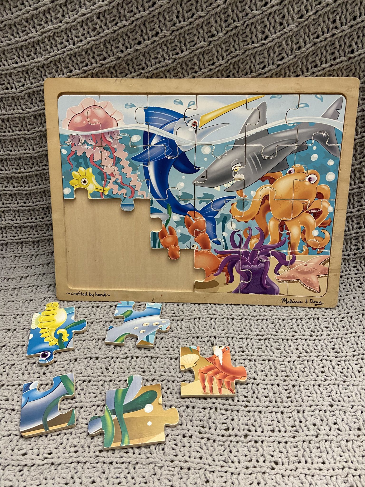 Melissa And Doug Wooden Jigsaw Puzzle