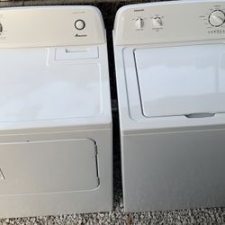 Admiral  Washer And Amana Dryer Set White Working Perfectly Fine Kenmore 