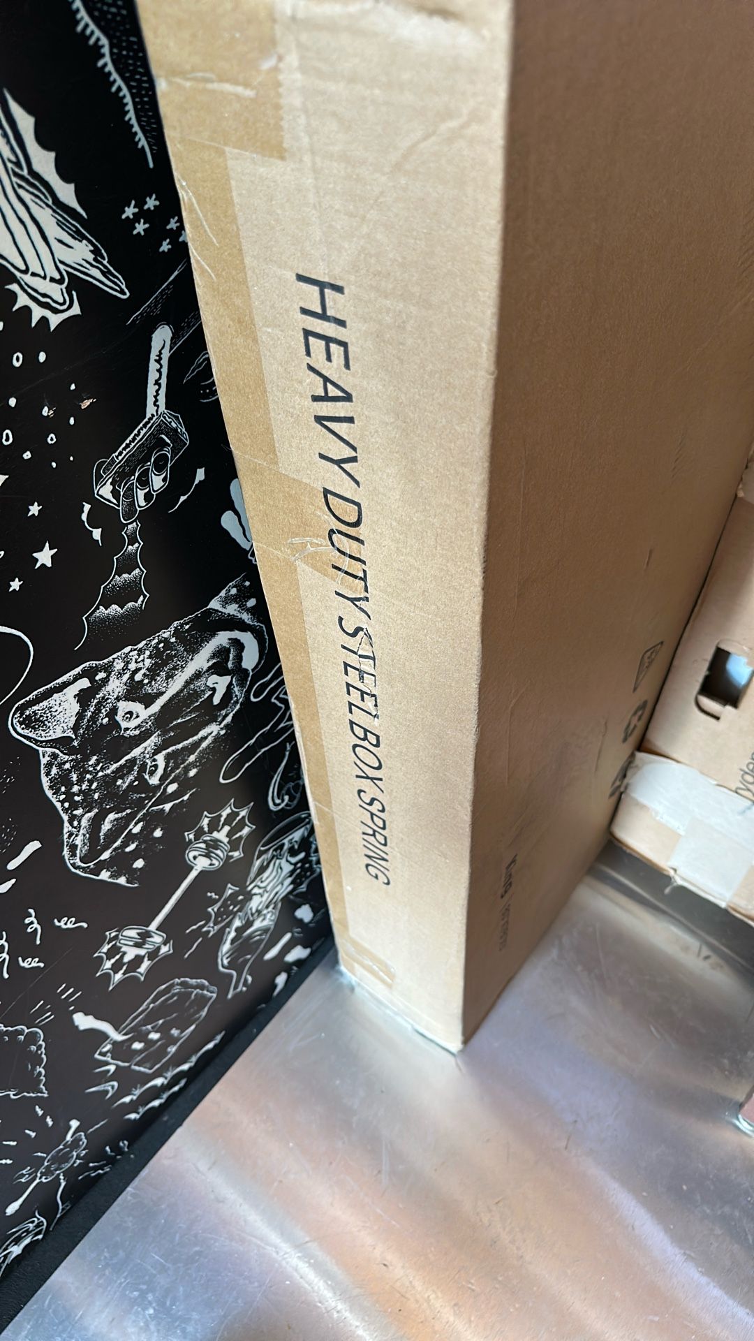 Heavy duty, steel box spring king size