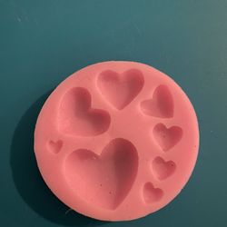 Moldes de corazón de silicona 