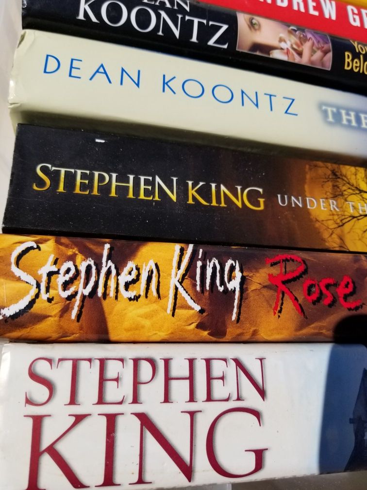 3 Stephen King's two Dean Koons and Andrew cross and a Robert Parker