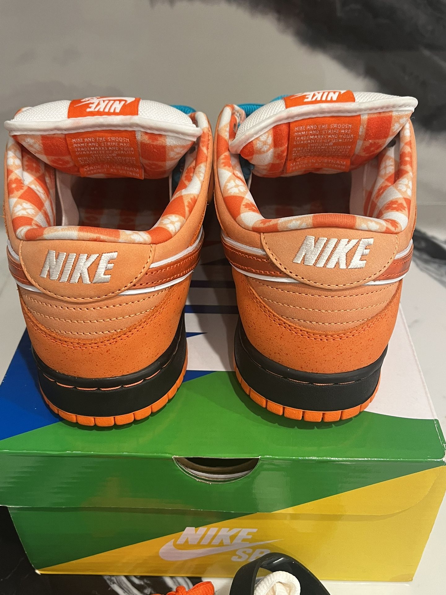 Nike Dunk SB Low Concepts Orange Lobster Size 10