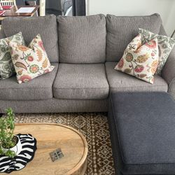 3 Seater Sofa With Ottoman