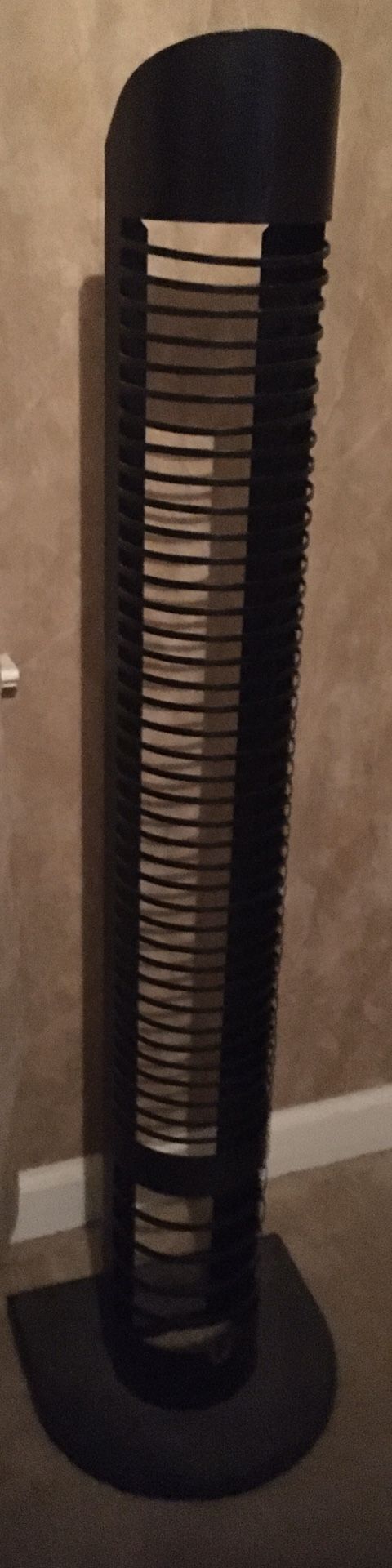 Black Multi Media Storage Tower