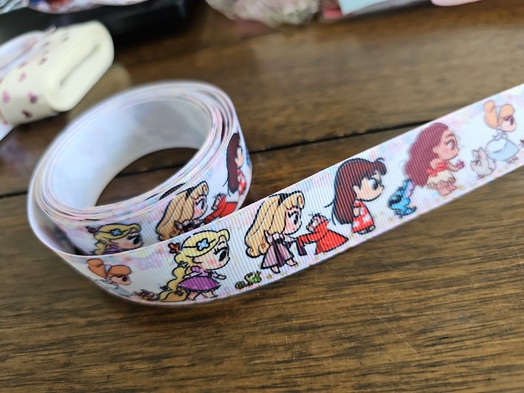 Ribbon Grossgrain 1". Disney Princess