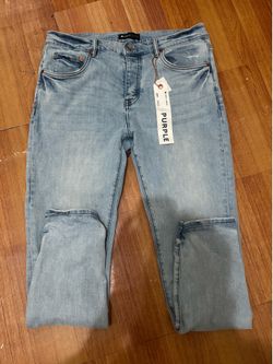 Purple jeans