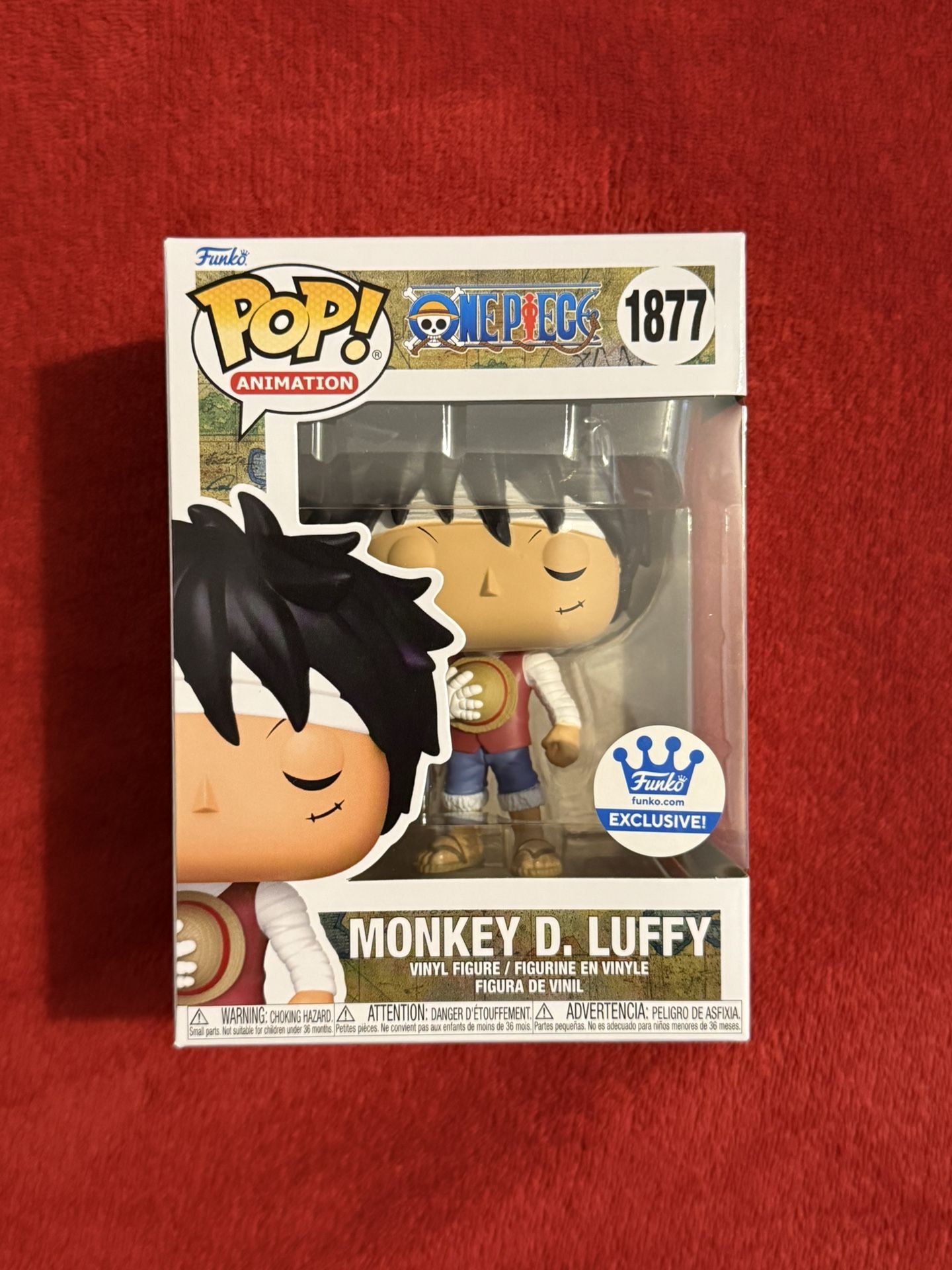 Funko Pop One Piece Monkey D. Luffy #1877 Funko Exclusive
