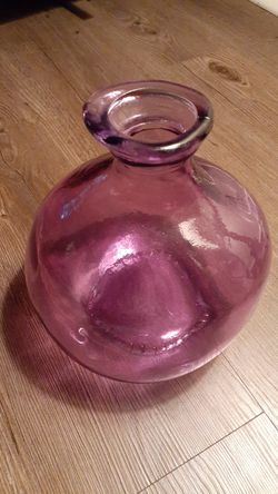 Purple Glass Vase