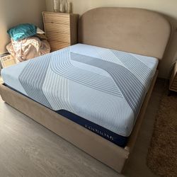 EGOHOME 12 Inch King Size Mattress Hybrid, Cooling Memory Foam Medium Firm