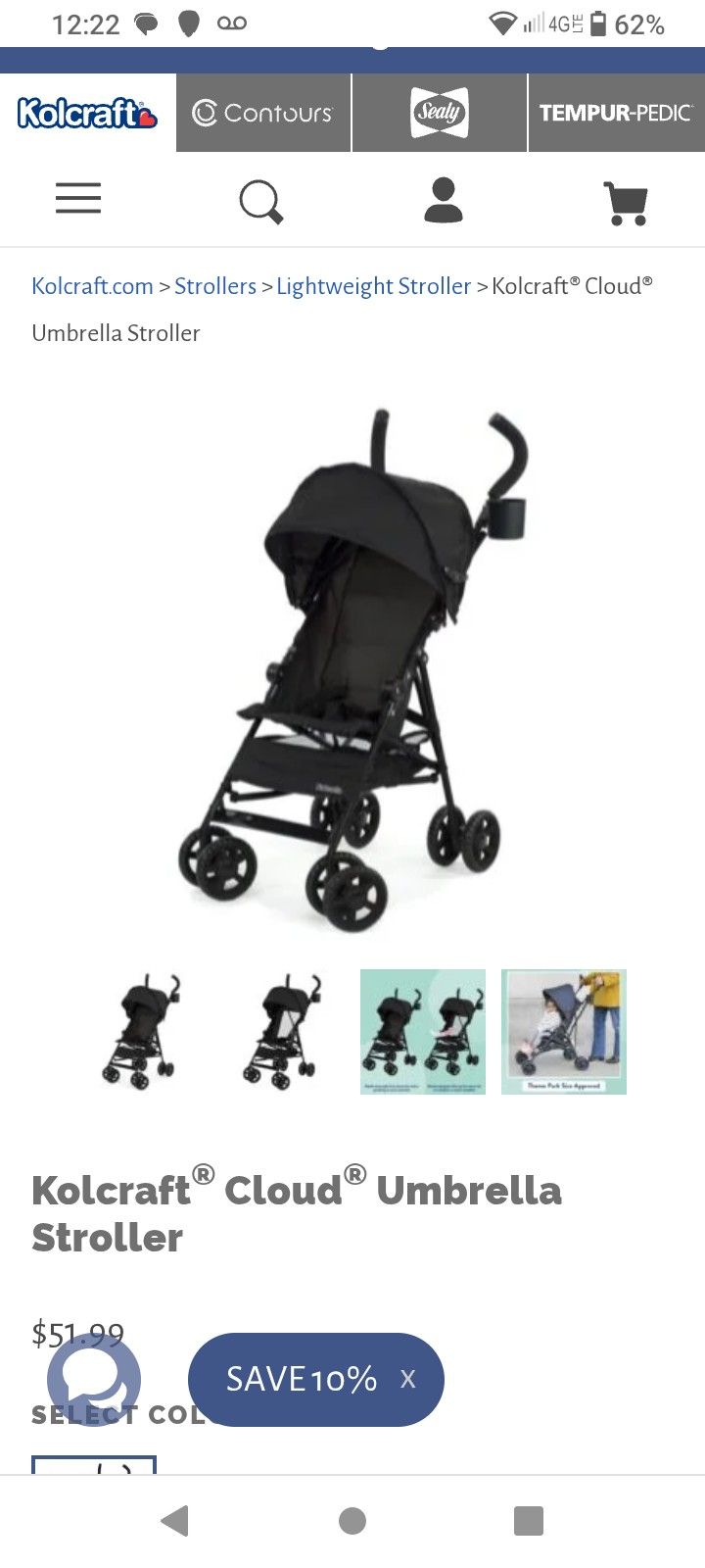 Kolcraft Umbrella Stroller 