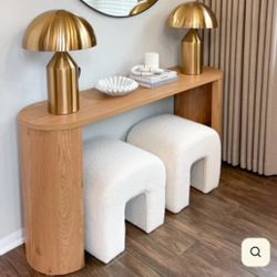 😀 Dwen 46 inch Modern 2-Style Oval Console Table 46x29.5x15