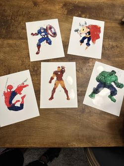 Superhero Wall Prints 