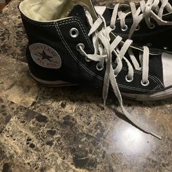black and white converse size 7