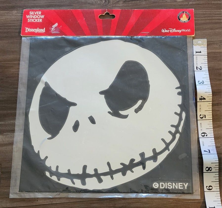 *Brand New* Nightmare Before Christmas Jack Skellington Vinyl Window Sticker Disney