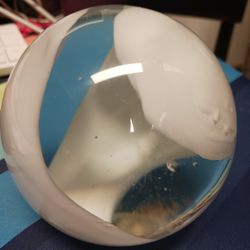 4" Blown Glass Paperweight