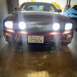 White 9005 HB3 LED Bulbs Headlight Conversion Kit High Beam Bright 