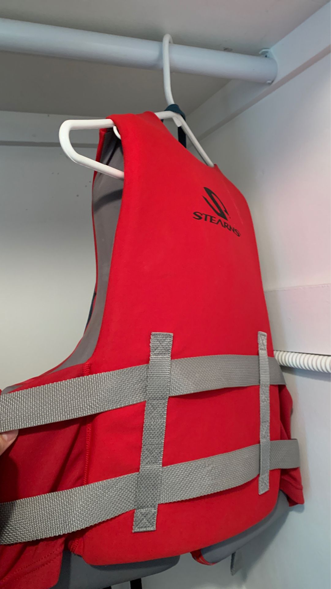 Hardly used life jacket (Stearns brand)
