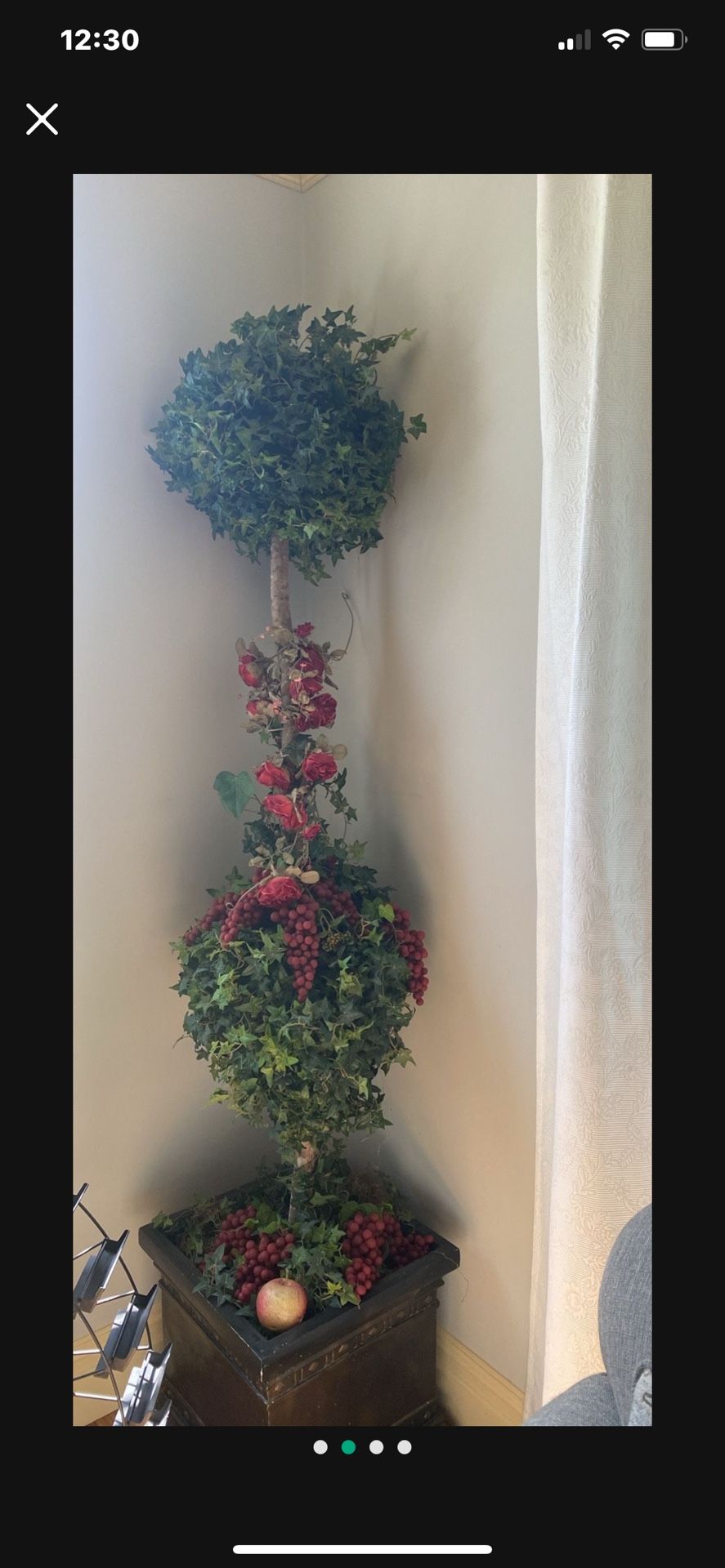 Tall Topiary Tree Artificial Plant Decor