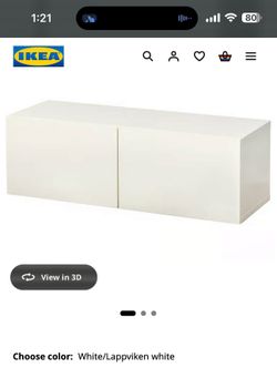 IKEA Besta Wall Mounted Cabinet White