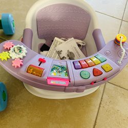 Baby chair and walker/toy activity BUNDLE