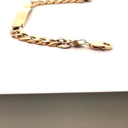 Gold ID Bracelet