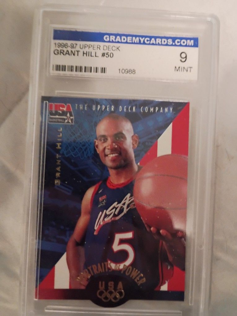 96- 97 Upper Deck Graded. Grant. Hill