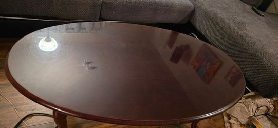 Wooden coffee table
