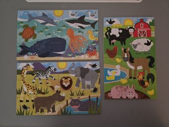 Wooden Jigsaw Puzzles In A Box