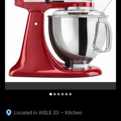 Kitchen Aid Mixer With Shedder And Slicer Attachements